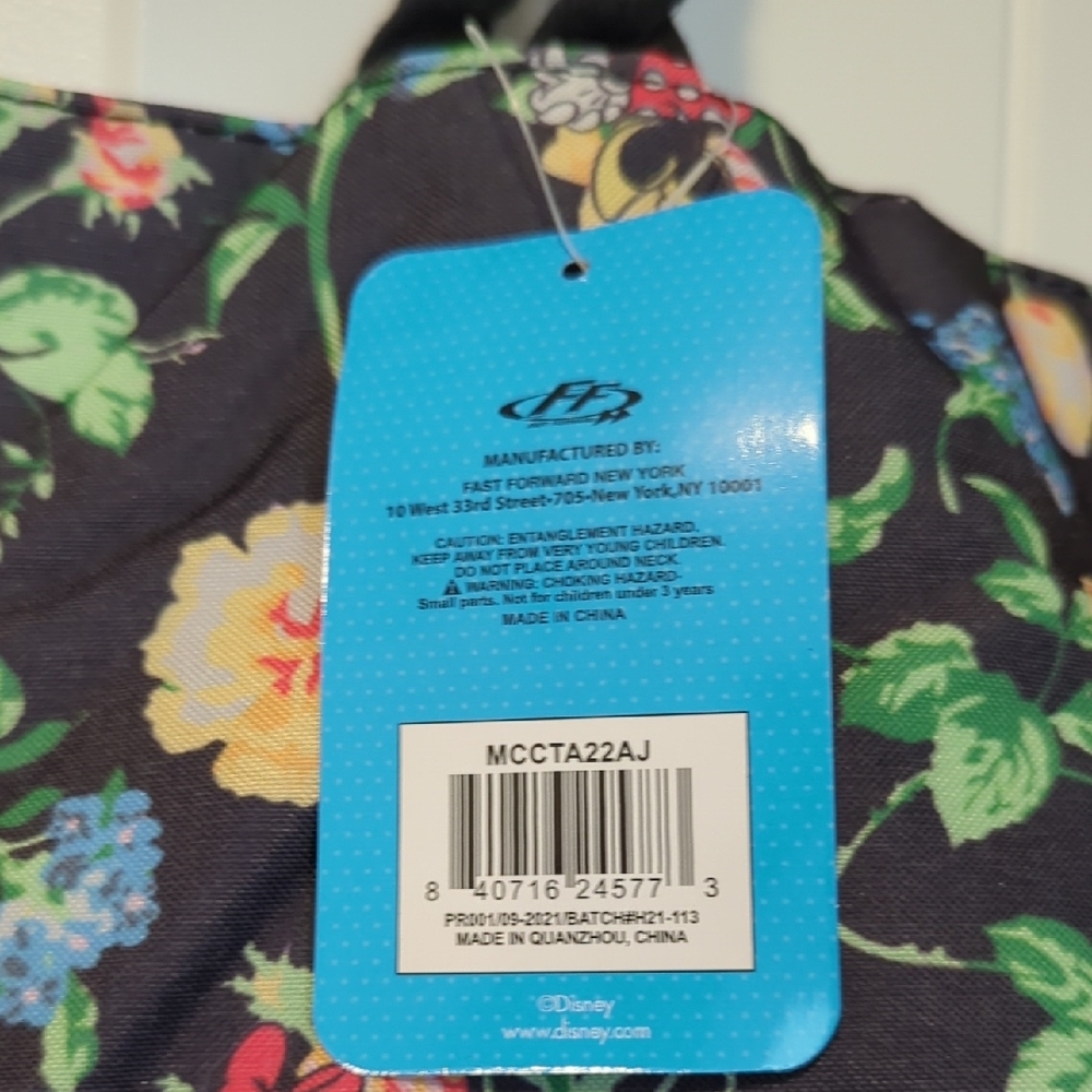 Disney Floral Tote Bag - Black and Multicolor - Picture 4 of 8